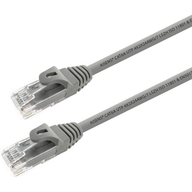 Red Aisens RJ45 LSZH CAT6A 15M Grey Cable