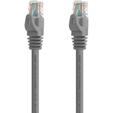 Red Aisens RJ45 LSZH CAT6A 15M Grey Cable