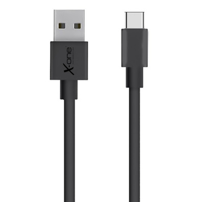 USB Cable Type-C plane X-One Black