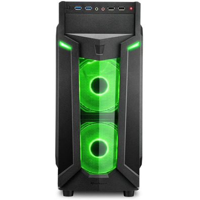 ATX Sharkoon VG6-W RGB ATX/MicroATX/Mini-ITX Green Box
