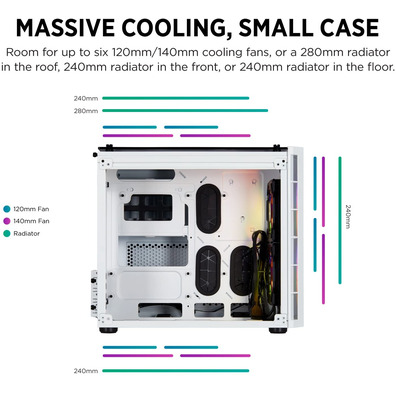 Corsair Crystal 280X White Box