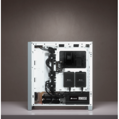 Corsair ICUE Box 4000X RGB Tempered Glass White