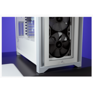 Corsair ICUE Box 4000X RGB Tempered Glass White