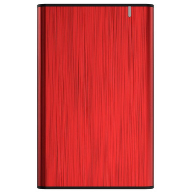 Outer Box 2.5 '' USB 3.1 SATA Aisens Aluminium Black ASE-2525RED