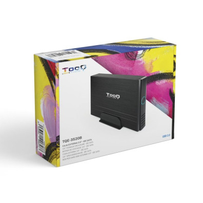External box 3.5 "Usb 2.0 Tooq Tqe-3520b For Hd 3.5" Ide-sata Usb 2.0 Black