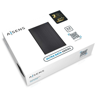 External Box 3.5 '' USB 3.1 SATA Aisens Aluminium Black ASE-3532B