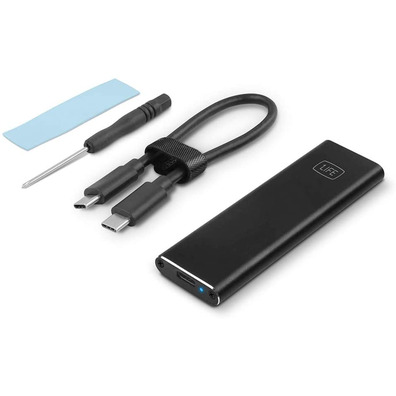 External SSD M. 2 1Life USB-C Black