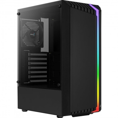 Box Gaming Semitorre Aerocool Bionic V1 RGB Black