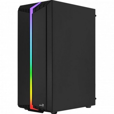 Box Gaming Semitorre Aerocool Bionic V2 RGB Black