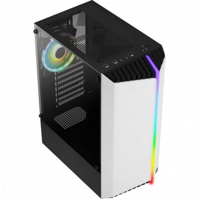 Box Gaming Semitorre Aerocool Bionic V2 RGB White