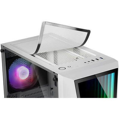 Box Mars Gaming MC777 White Semitorre ATX