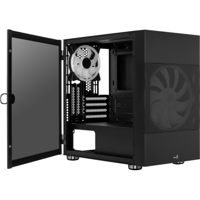 Box Micro ATX Aerocool Cube Atomic Black