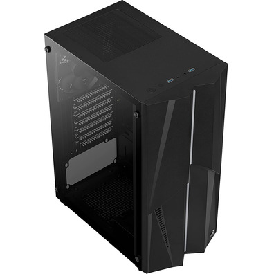 Box Semitorre Aerocool Mecha Black