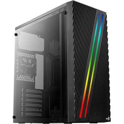 Box Semitorre Aerocool Streak Black