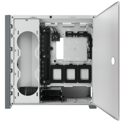 Semitorre Corsair 5000D Tempered Glass White Box