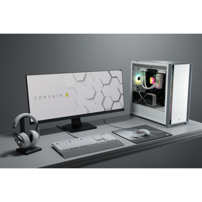 Semitorre Corsair 5000D Tempered Glass White Box