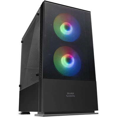 Semitorre Mars Gaming MCZ Black MicroATX/Mini-ITX Box