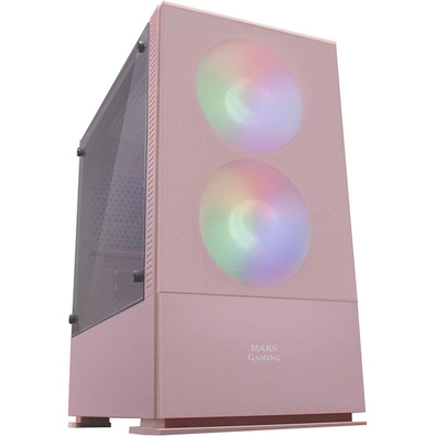 Semitorre Mars Gaming MCZP Pink MicroATX/Mini-ITX Box