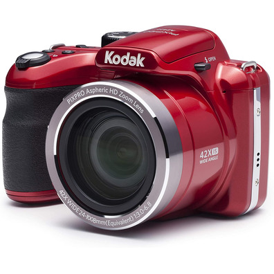 Kodak AZ422 20MP Zoom Optical 42x Red Camera