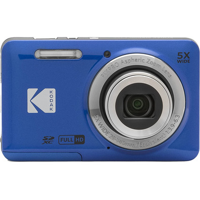 Kodak Pixpro FZ55 16MP Zoom Optical 5X Blue Camera