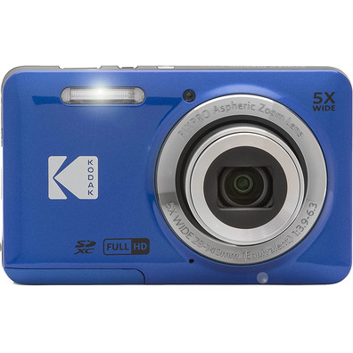 Kodak Pixpro FZ55 16MP Zoom Optical 5X Blue Camera