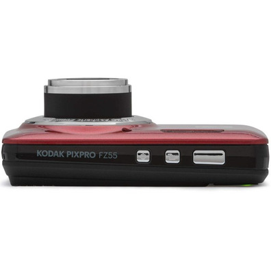 Kodak Pixpro FZ55 16MP Zoom Optical 5X Red Camera