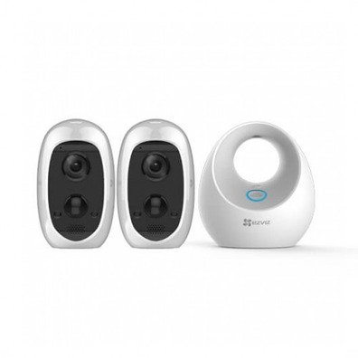 Ip Camera Wifi Ezviz C3A Duo Pack + W2D White