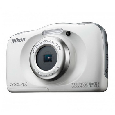 Nikon Submersible Coolpix W100 White + Mochila camera