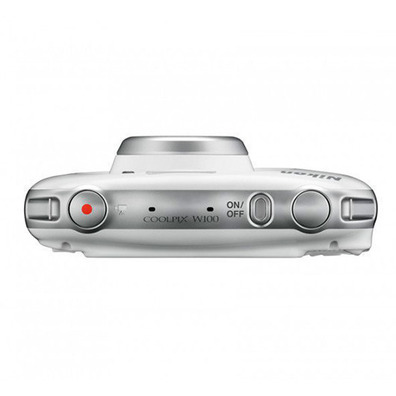 Nikon Submersible Coolpix W100 White + Mochila camera