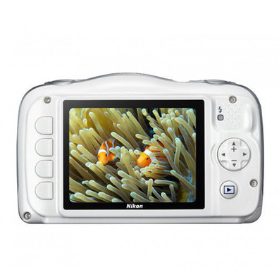Nikon Submersible Coolpix W100 White + Mochila camera