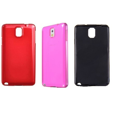 Rubber Case for Samsung Galaxy Note 3 Red