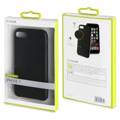 Black Ultrafina housing iphone 7 Muvit