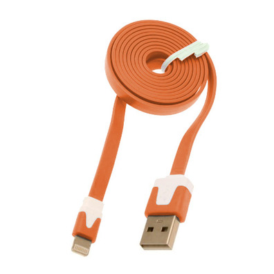 Transfer and Charging Cable for iPhone 5 Orange