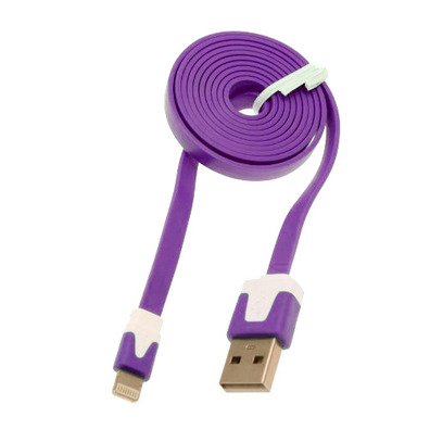 Transfer and Charging Cable for iPhone 5 Purple