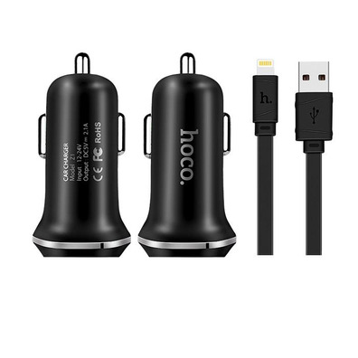 Car charger Z1   Lightning Cable Hoco