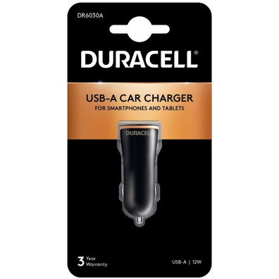 Coche Duracell Charger DR6030A/1xUSB/12W