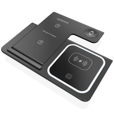 Wireless Loader 3 in 1 (15W) Aisens ASCH-15W3WC043-BK