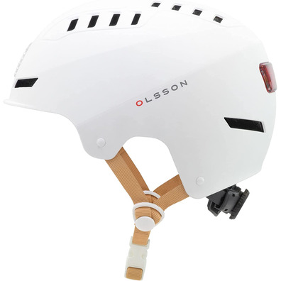 Olsson Urban Light M/l White Adult Helmet