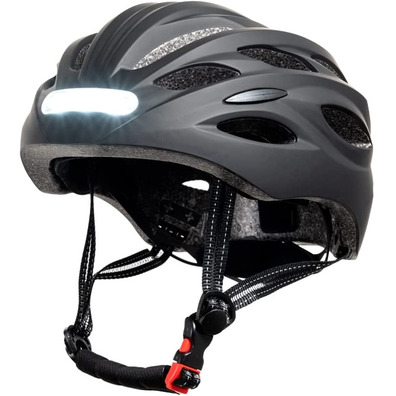 Youin MTB helmet with Front Lights and Black L