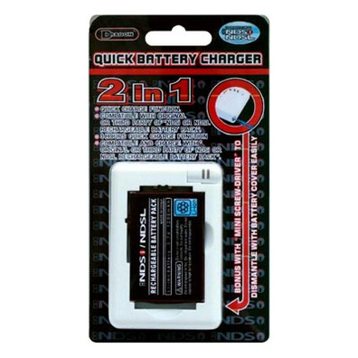 Quick Battery Charger 2 in 1 for DSi/DS Lite