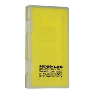 SD/MicroSD/Game Cards/Stylus Pen Storage Box Yellow