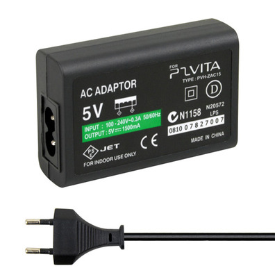 AC Adaptor 100-240V for PSVita