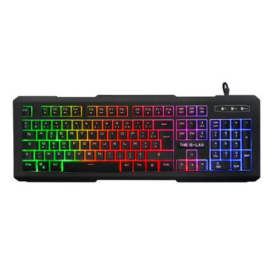 Combo The G-Lab Keyboard Keyz Neon   Mouse Kult Helium