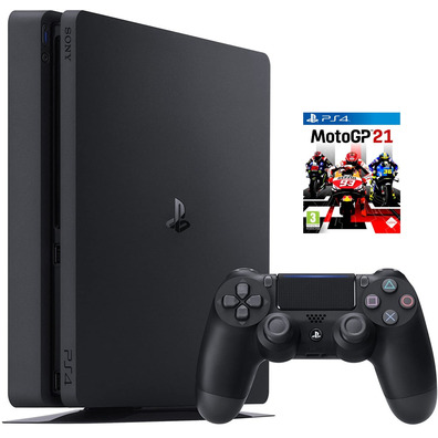 PS4 Slim Console (500GB) + Moto GP 21