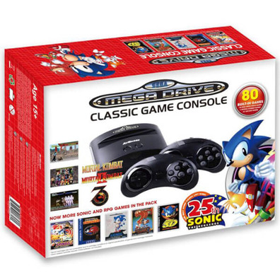 Console Retro Mega Drive Portable Ed Sonic 25TH