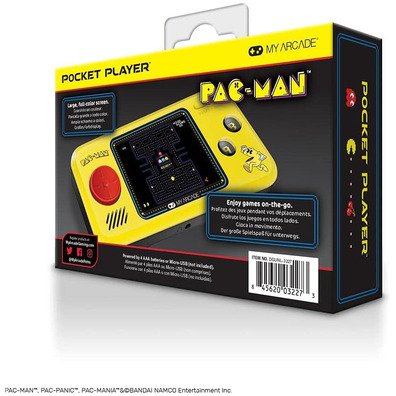 Pac-Man Retro Portable Console (3 games)