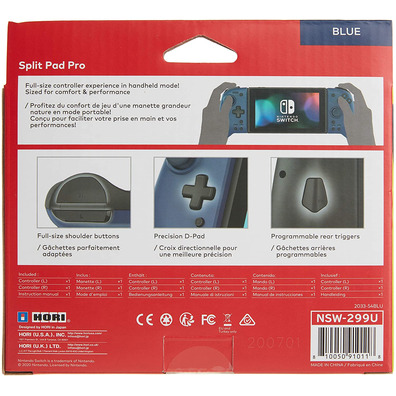 Controller Hori Split PAD Pro Blue