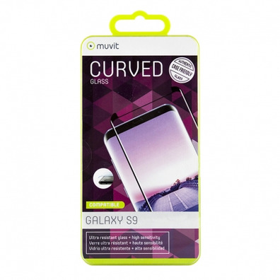 Tempered glass 0.33 mm Curved 3d Samsung Galaxy S9 Muvit