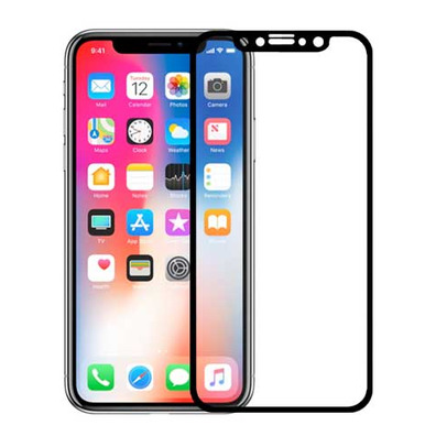 Tempered Glass 3D iPhone X Black