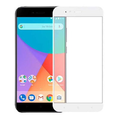 5D Curved Full Cover Tempered Glass - Xiaomi Mi A1 White